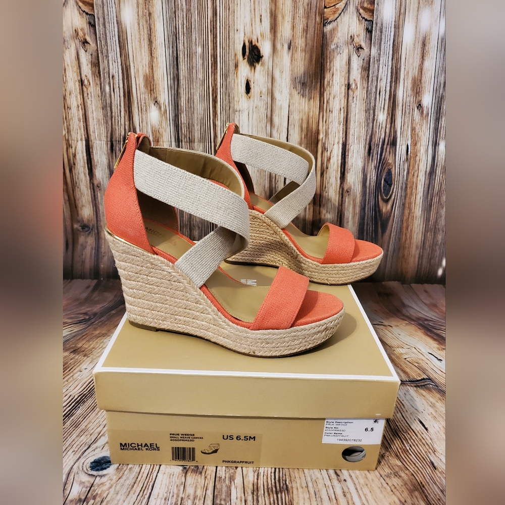 MICHAEL Michael Kors Prue Espadrille Wedge Sandals